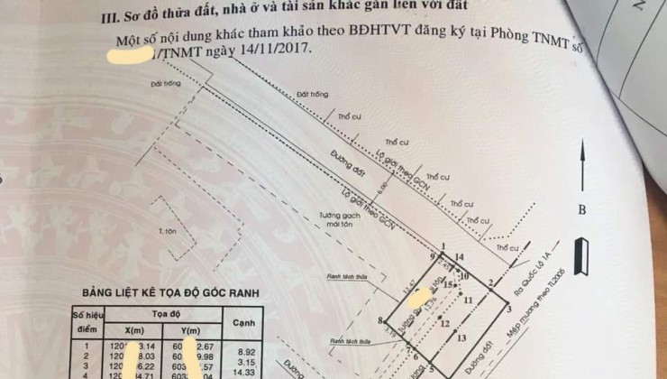 Bán nhà MT T15 Phường An Phú Đông Q. 12, ngang 9m, giá chỉ 5.x tỷ